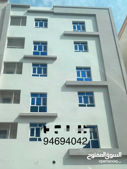 بالخوض السادسة للايجار شقق جديدة اول ساكن ببناية غرفة وصالة  AKhoud 6 - New 1BHK for rent