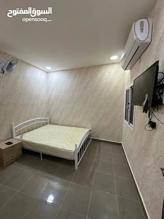 STUDIO FOR RENT IN MUHARRAQ FULLY FURNISHED WITH EWA