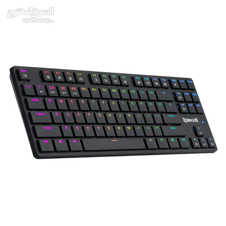 REDRAGON K539 ANUBIS 80% WIRELESS RGB MECHANICAL BROWN SWITCHES