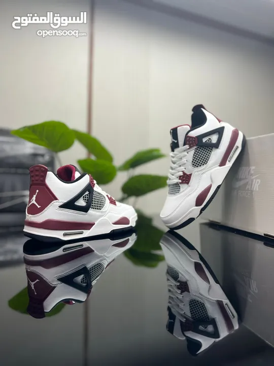 Jordan 4 الجديد الحصري طبي  ماركة مميزة راحة وحيوية ونشاط  كوالتي  ألوان مميزه  45-40