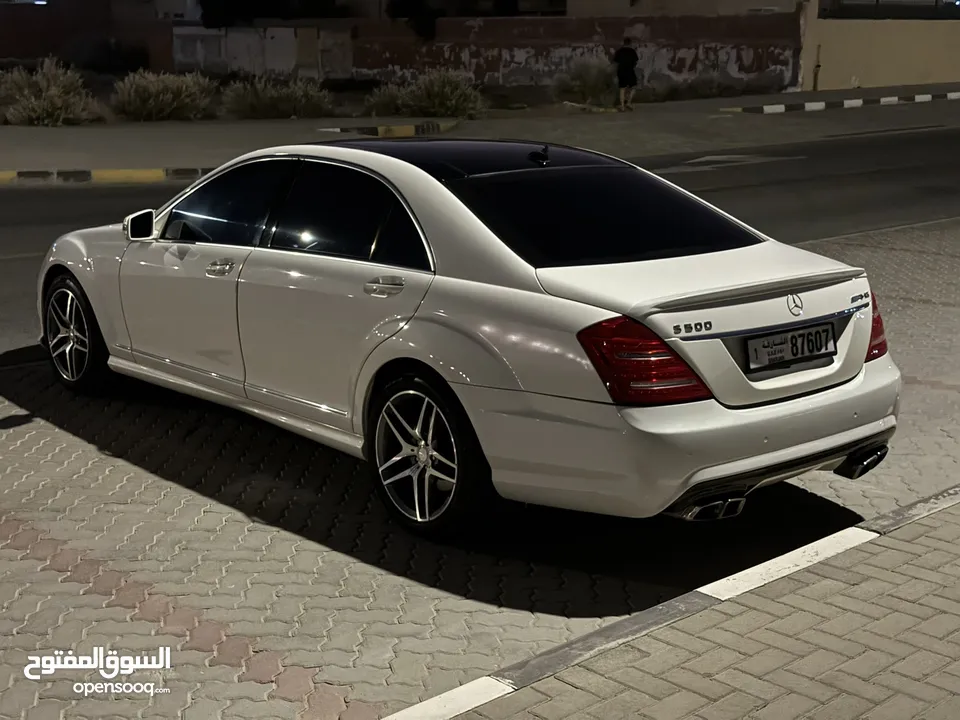 Mercedes S500 AMG 2012 GCC خليجي ثاني مالك من الوكالة بحالة ممتازة لارج فل مواصفات