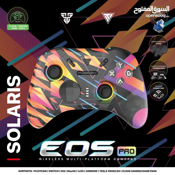 Fantech WGP15 Solaris Eos Pro Wireless Gaming Controller يد تحكم احترافية للكمبيوتر ونينتيندو وستيم