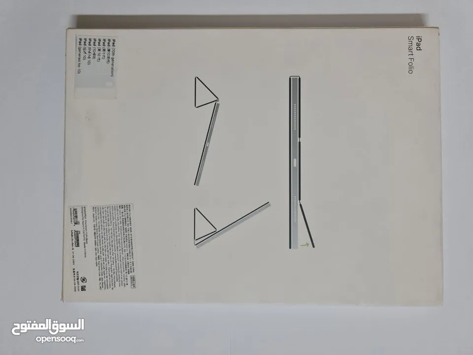 للبيعiPad 10th 64GB wife  معاه  usb -cApple Pencil و Smart Folio وpaper like وcover ثاني شفاف للقلم