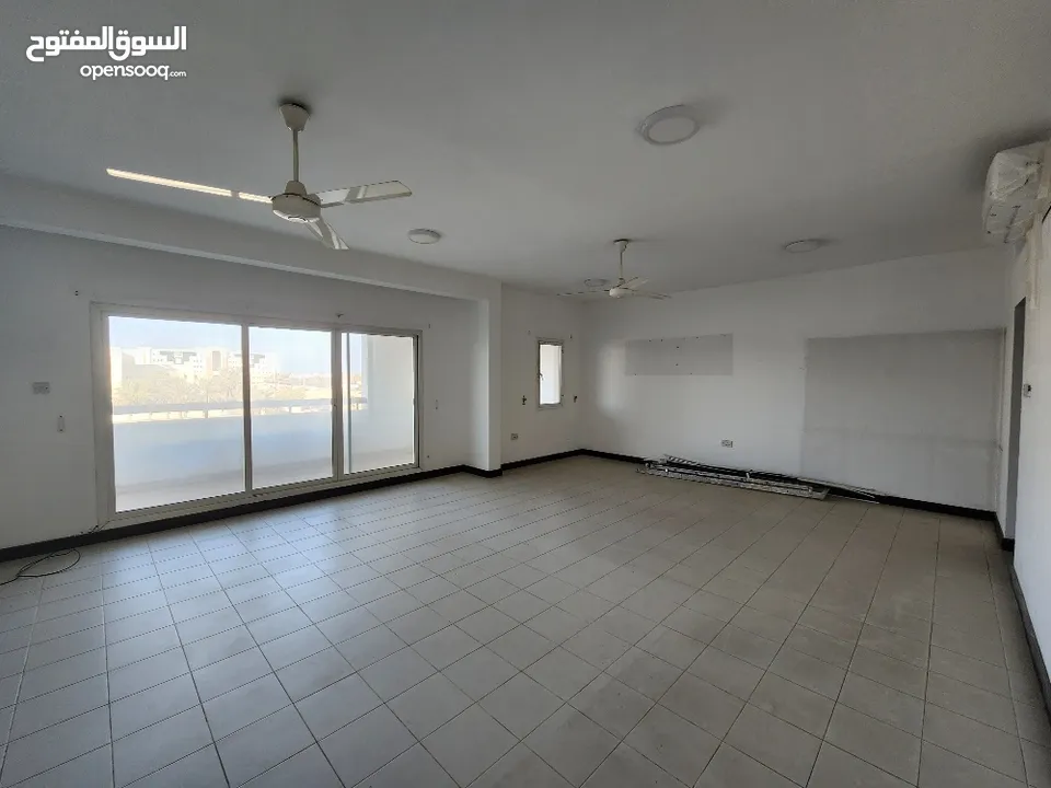 3 BR Large Flat with Balcony in Al Khuwair