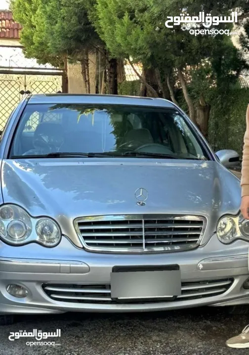 مرسيدس c200 كومبريسور 2006 بنزين سيارة صلاة النبي للبيع