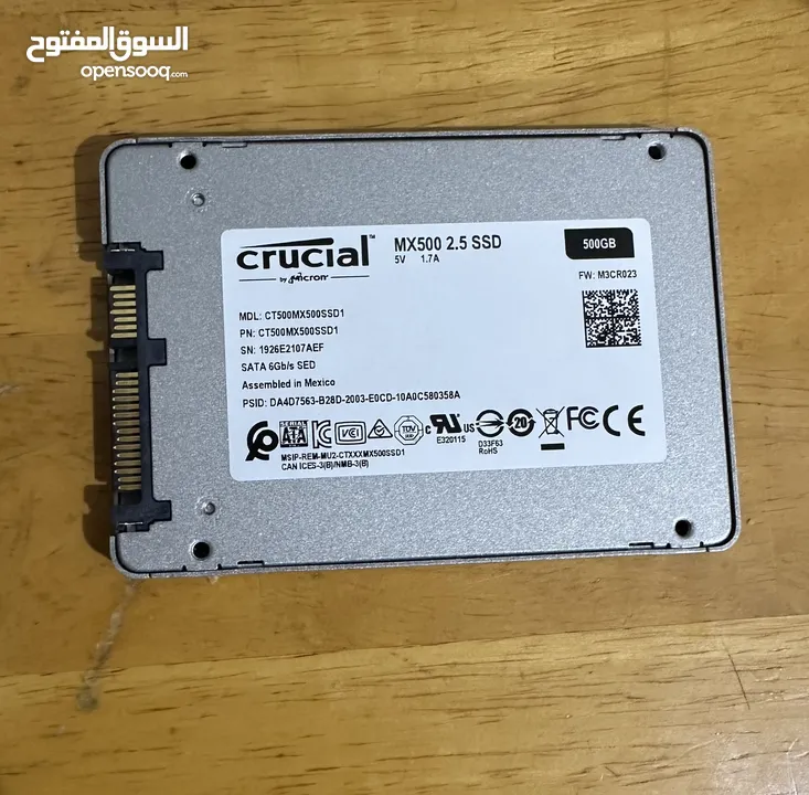 Hard disk Crucial 2.5-inch SSD 500GB