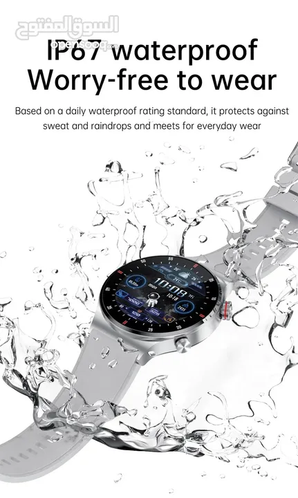 Xiaomi NFC Bluetooth Call ساعة ذكية للرجال شاشة كاملة سوار رياضي مقاوم للماء ECG مراقبة الصحة ساعة ذ