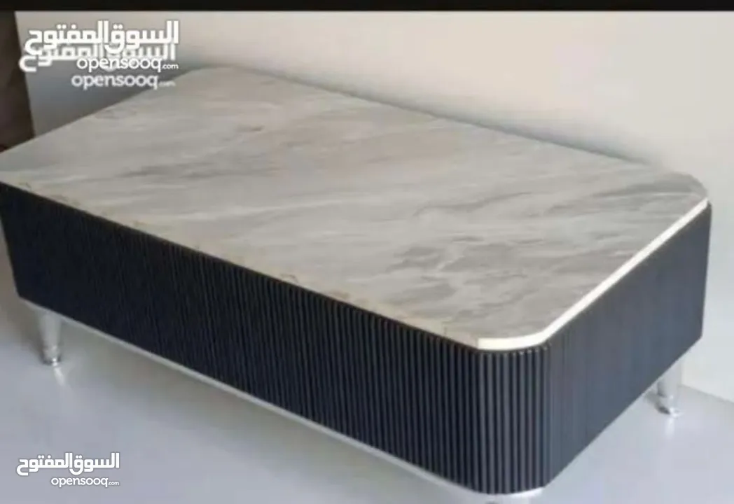 طاولات وسط جميع الوان مقاس حسب الطلب جودة عالية مكون من ثلاث قطع خشب ودهان