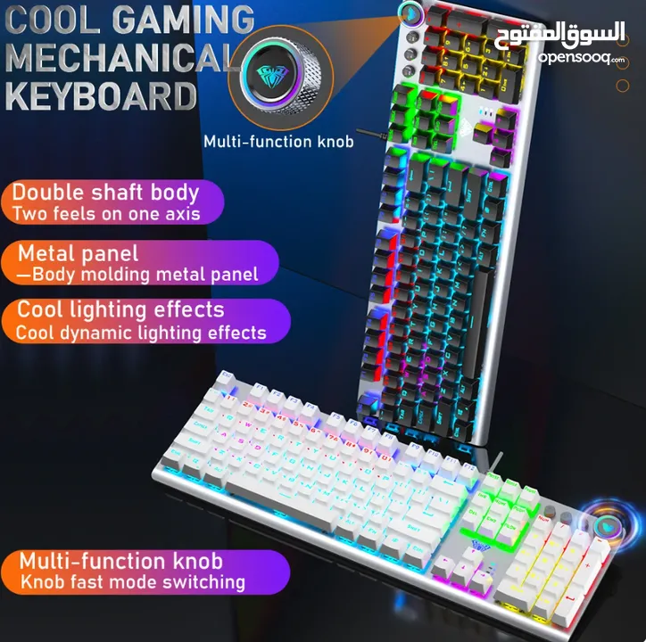 كيبورد  جيمنغ اصلي ميكانيكل / لوحة مفاتيح  Aula S3018 Mechanical  Keyboard