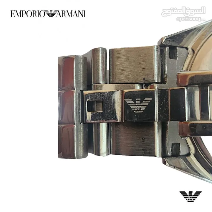 ساعة ايمبوريو ارماني EMPORIO ARMANI اصلية بحالة جيدة وتوصيل مجاني داخل عمان