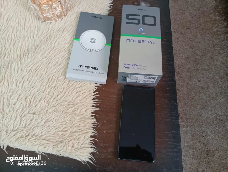 انفنكس نوت 50برو استخدام اسبوعين للبيع معه كل اغراضه
