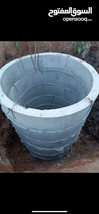 تركيب مناهل وحفر الصرف الصحي