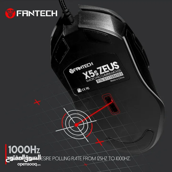 ماوس الألعاب ZEUS X5s MACRO PRO