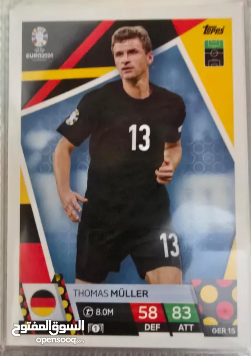 كروت كرة قدم panini and topps