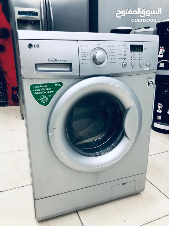 غسالة ال جي 7 كيلو بحالة ممتازة