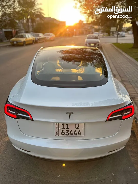 للبيع:  Tesla Model 3 Standart plus - 2023   رقم بغداد شبه مميز