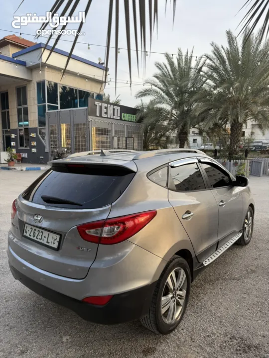 فقط 64 كاش جيب هيونداي توسان 2014 فل اضافات ترخيص تامين شامل اغلبه دهان شركة جديد بالورقة بصمة شاشة