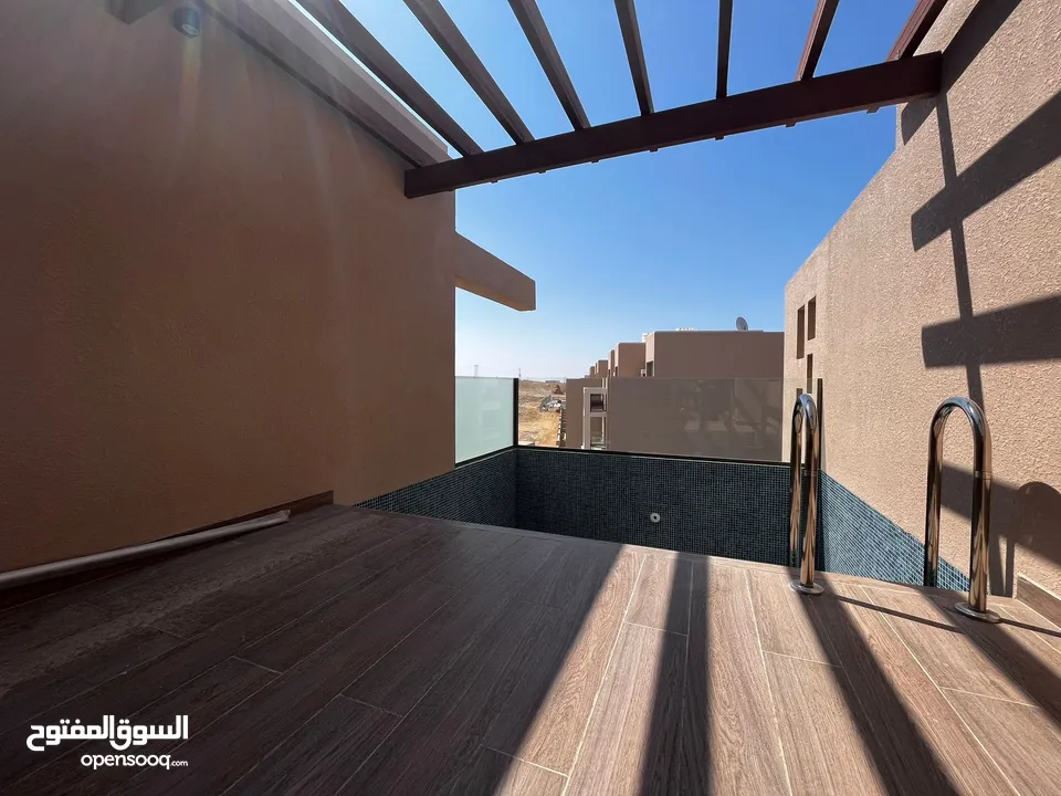 4 + 1 BR Brand New Townhouse with Private Pool in Muscat Hills