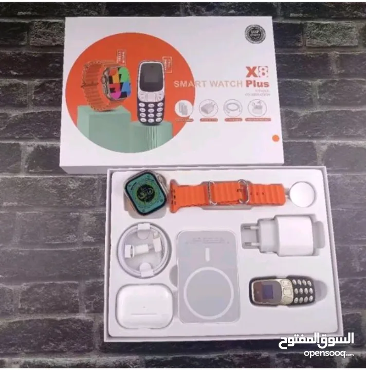 أفخم بكج على الاطلاق من x8 smart watch plus