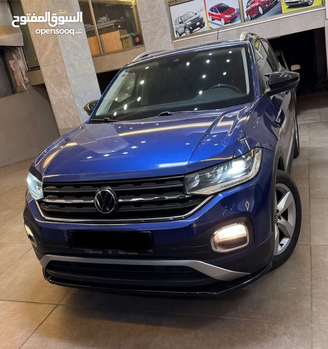 فولكس فاجن T-cross موديل 2021 للبيع  دفعة وشيكات شخصية بدون بنوك ولا كفلاء