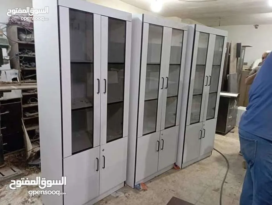 خزانة ملفات عمق 40سم ارتفاع 180 عرض 80 خشب لامينت مستورد متعدد الموديلات والالوان