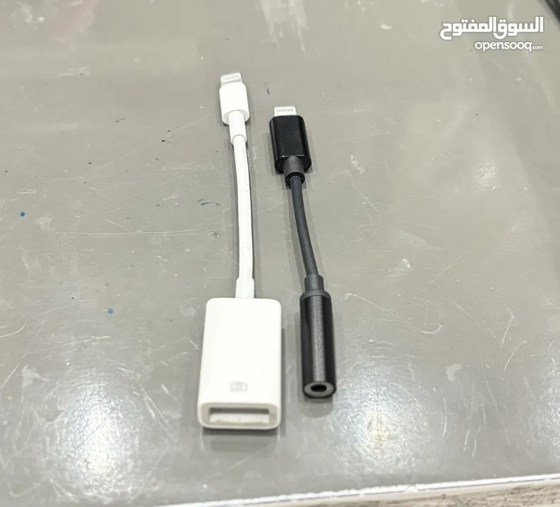 Original Apple Lightning to USB Camera Adapter + Lightning to 3.5mm AUX DAC
