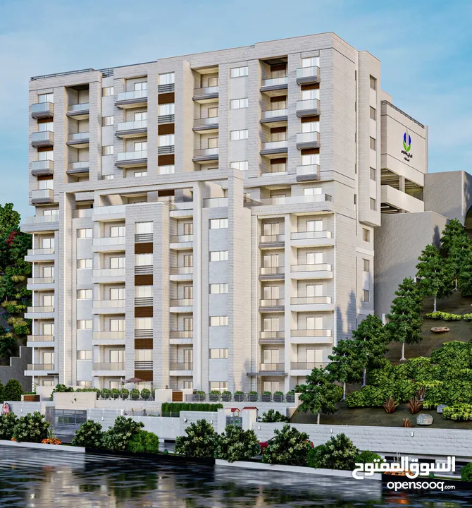 شقة مع حديقة و مدخل خاص و مصف سيارة خاص للبيع في عين مصباح مقابل جامعة القدس المفتوحة\كلية مسقط