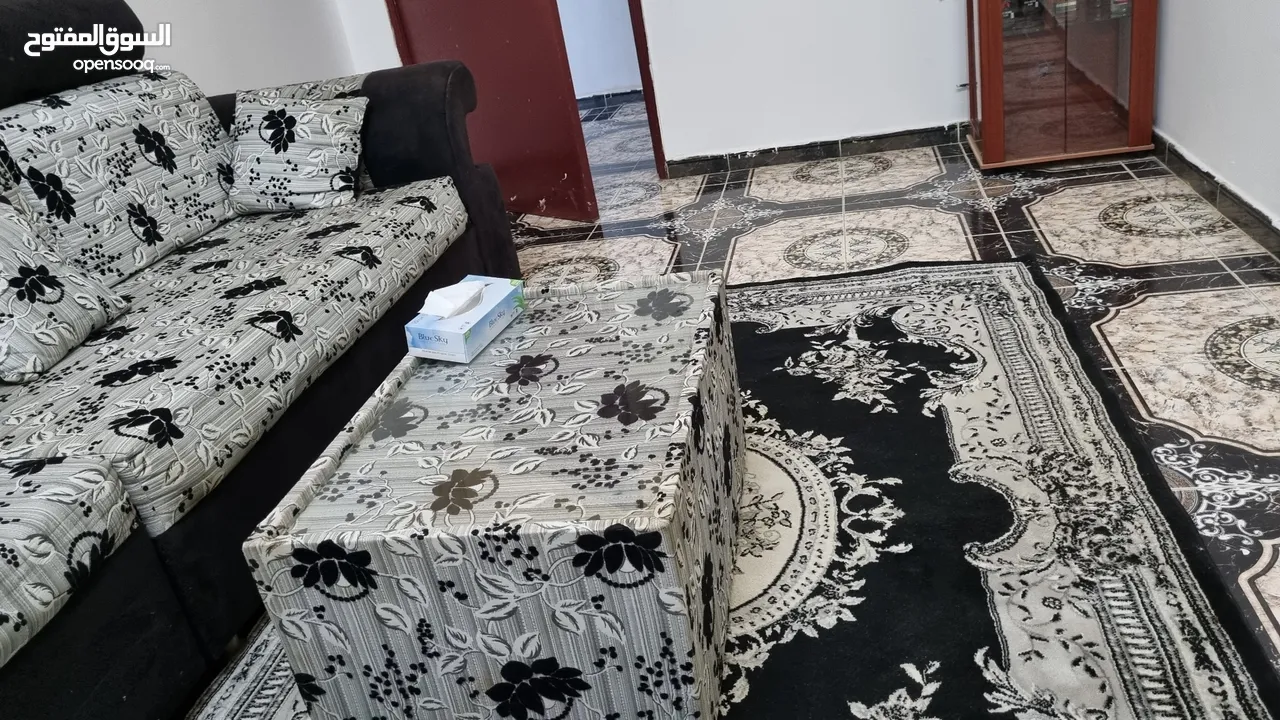NEW CONDITION 7 SEATER SOFA WITH TABLE FOR SALE. URGENT SALE