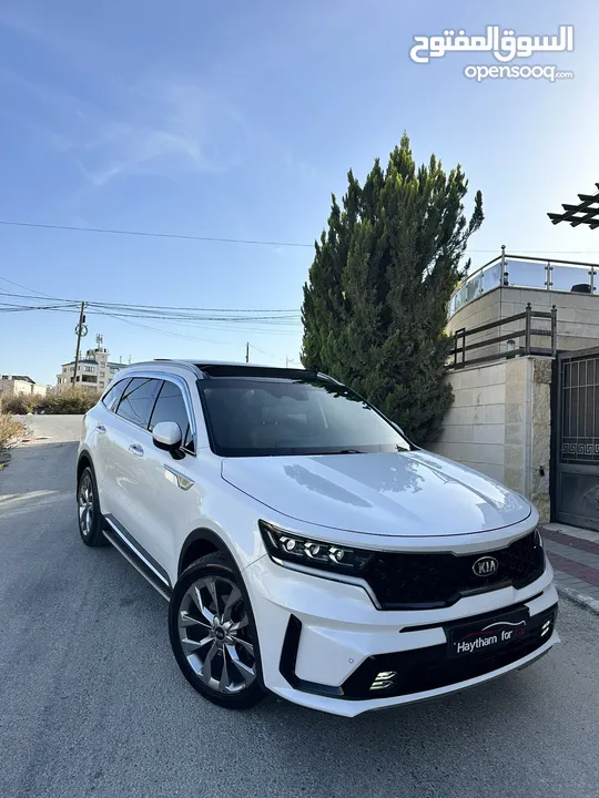 كيا سورنتو 2021 كامل الاضافات طلاء الشركه بلكامل