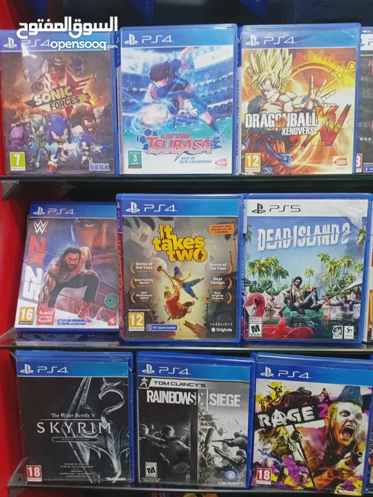 سيديات بلايستيشن فور  و فايف PS4 &PS5 CD.S