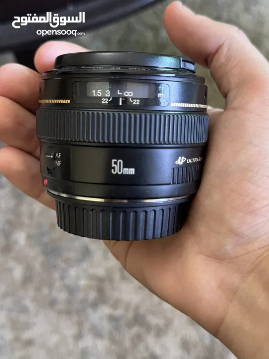 عدسات للبيع وشنتة وميموري عدسة 50mm 1.4 وعدسة 28/80