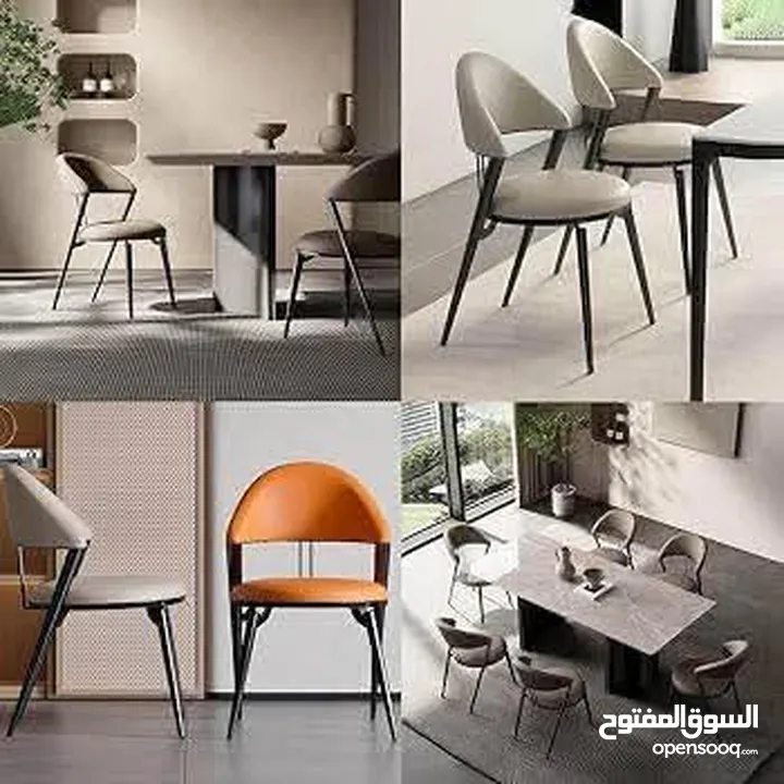 طاولات سفرة معدن ورخام فاخرة