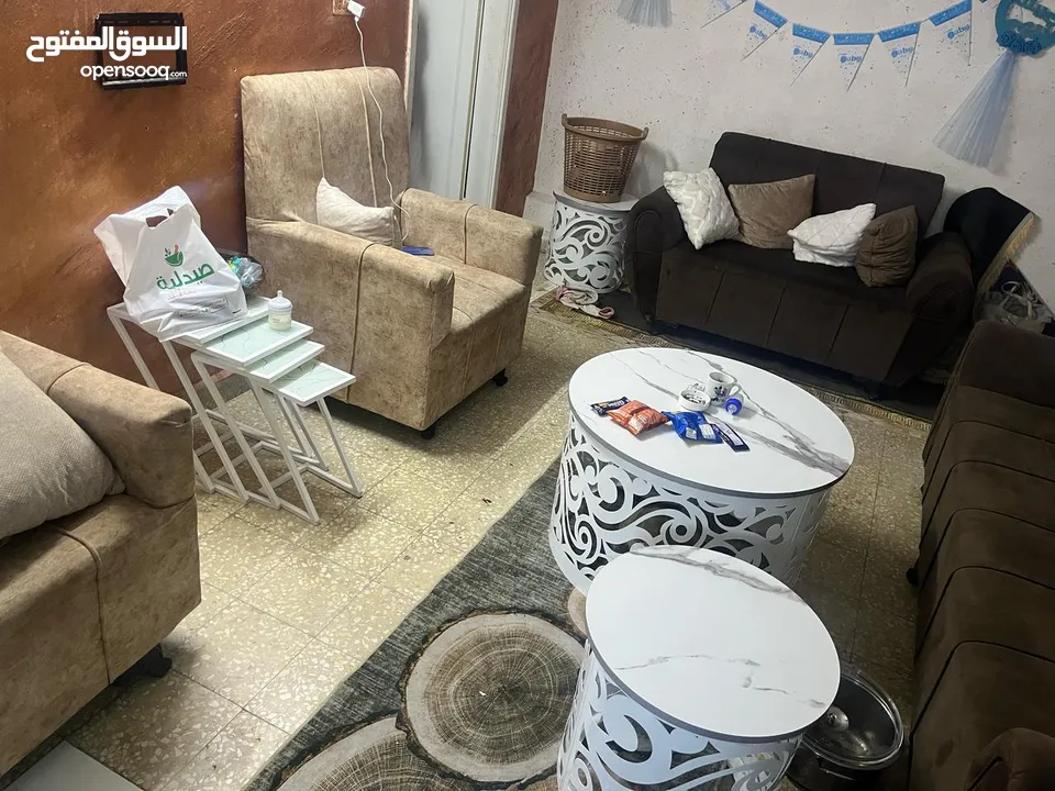 اثاث للبيع غرفه نوم وطقم كنب