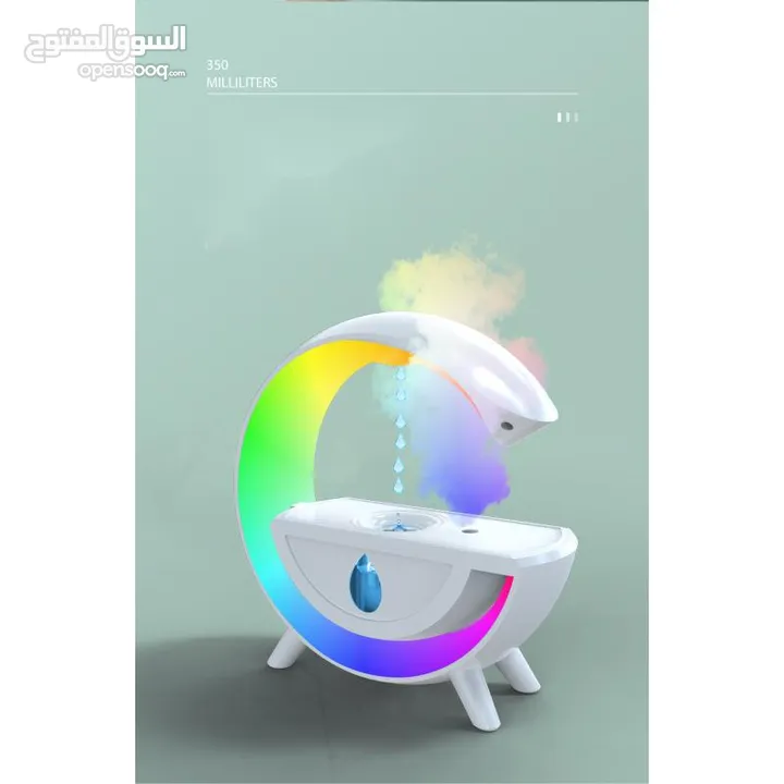 سماعة ومرطب مبخره وإضاءة جميلة