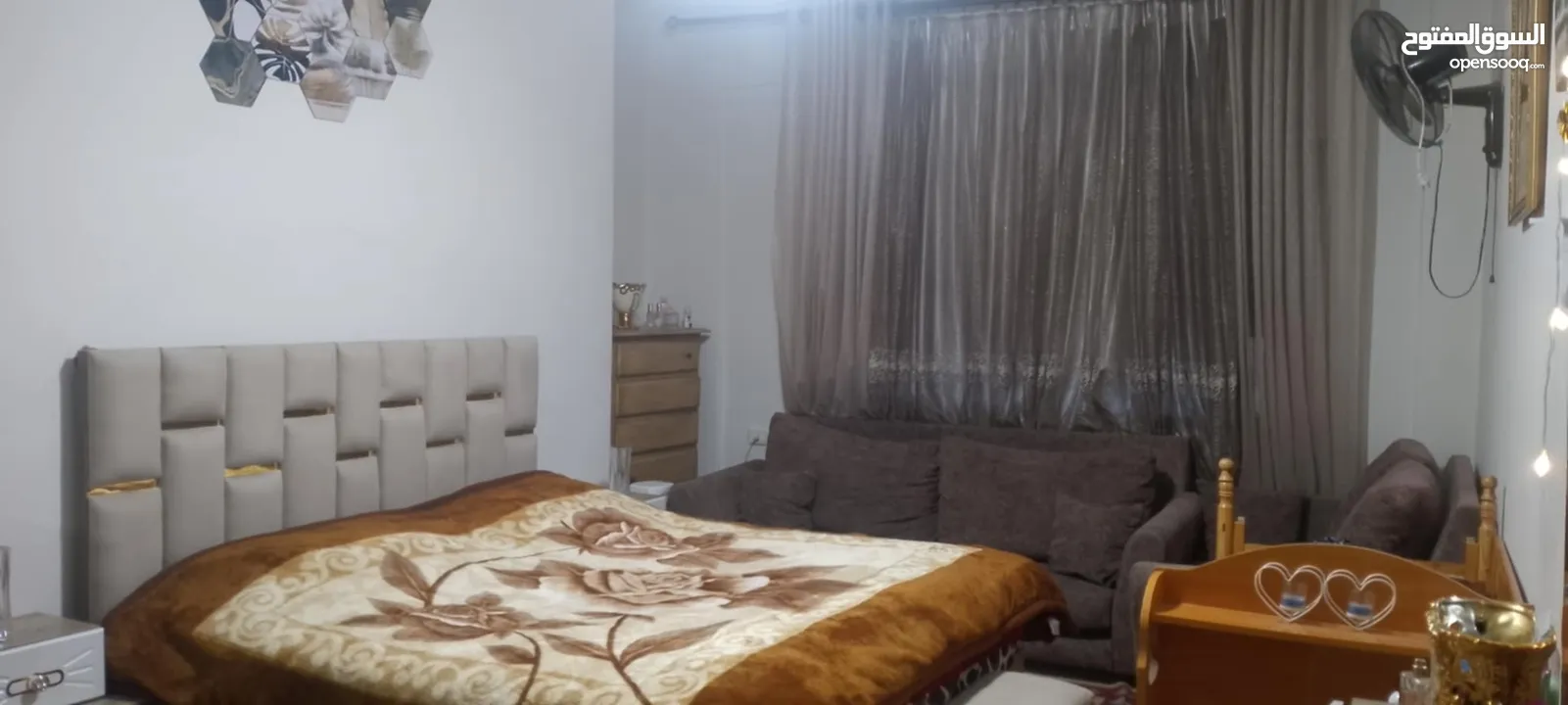 شقة للبيع الزرقاء جبل طارق شارع الشلال حرق سعر بداعي السفر