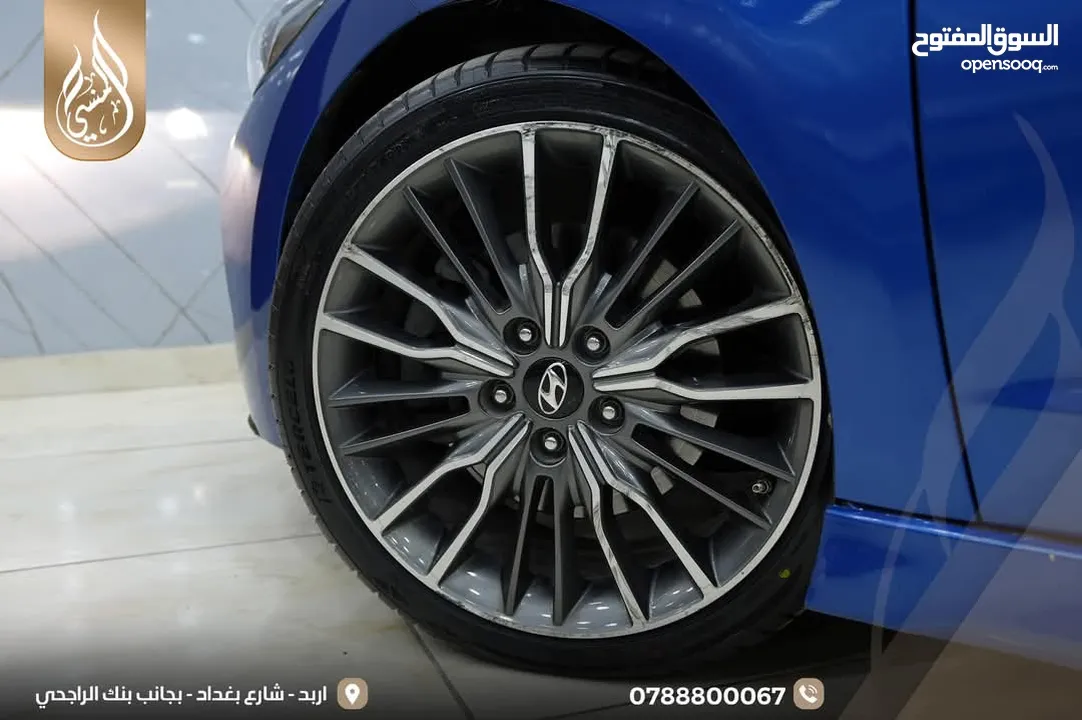 هونداي افانتي رياضية  تيربو 2018 فحص كامل بدون ملاحظات اعلى صنف مع فتحه