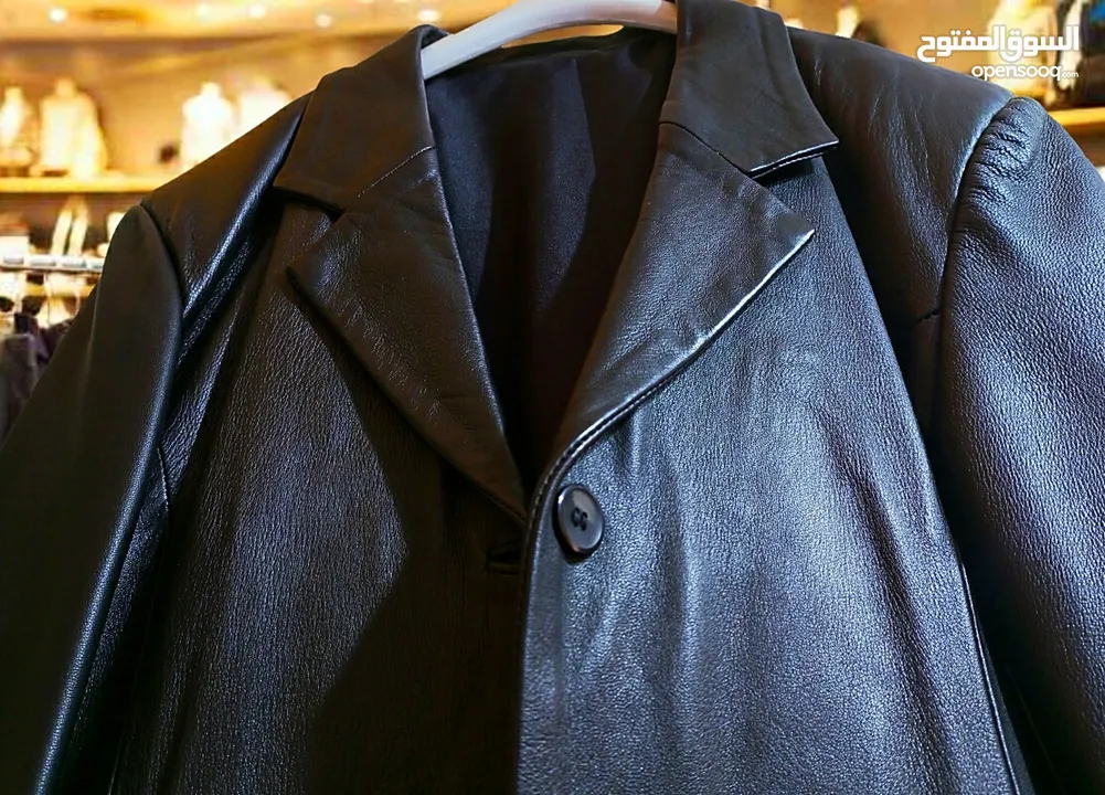جاكيت جلد طبيعي فاخر ستاتي woman genuine leather jacket