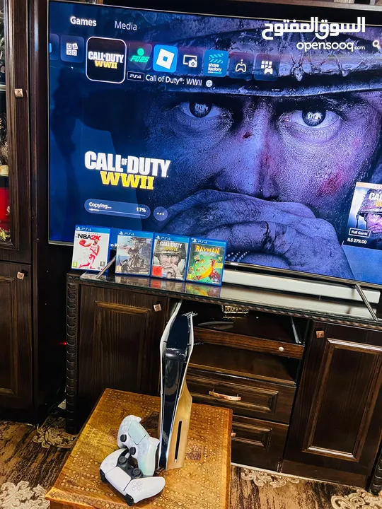 (Playstation 5 Slim (Blueray  بلاستيشن 5 سلم