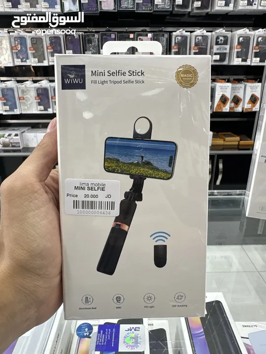 عصاي تصوير احترافية من شركة ويوا Wiwu  MiNi selfie stick