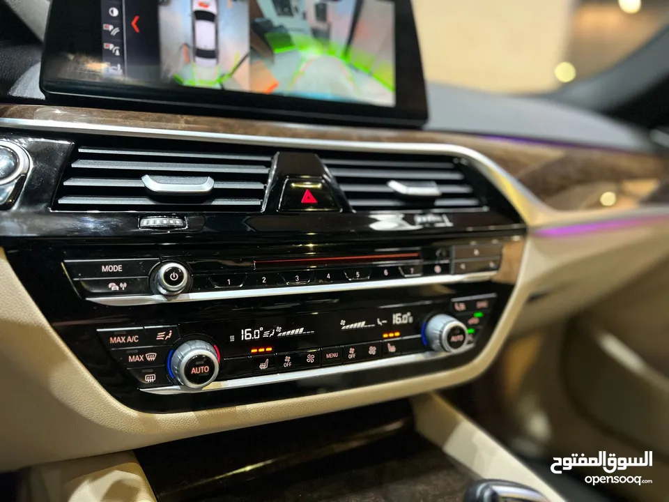 BMW 530i 2017 وارد شركه ابو خضر مالك اول فحص كامل بحاله الوكاله