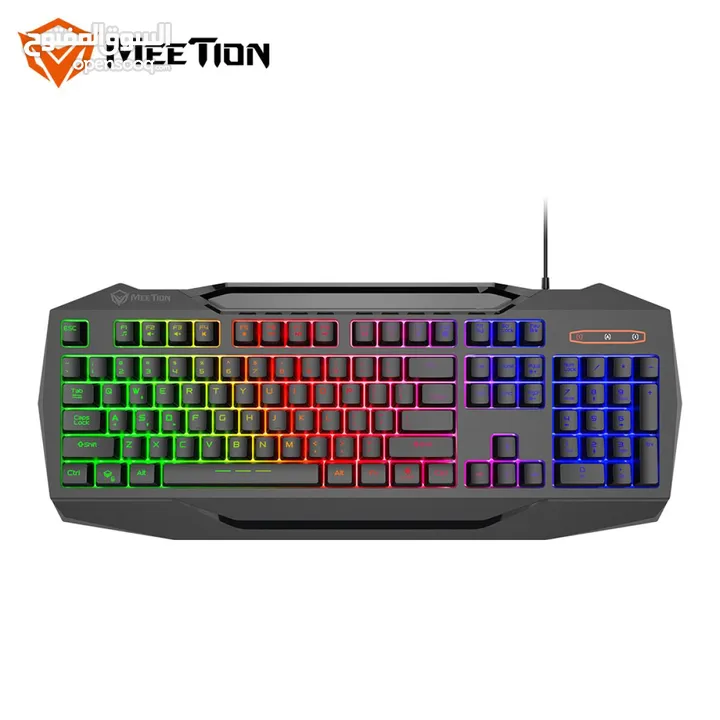 Meetion C490 4in1 RGB Backlight Wired Gaming Kit مجموعة الألعاب السلكية Meetion C490 4 في 1 بإضاءة خ