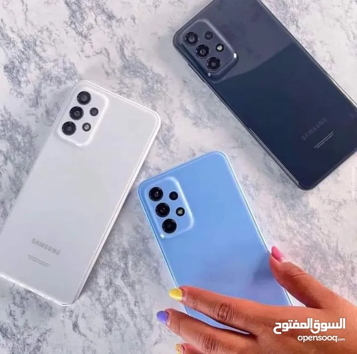 اخو الجديد Samsung A23 رام 12 جيجا 128 بدون كرتونه هدية كفر ولزقة وشاحن الاصلي متوفر توصيل