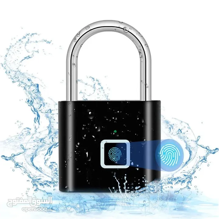 قفل حماية (keyless smart) يفتح القفل عن طريق بصمة الاصبع جودة مميزة و حماية قوية