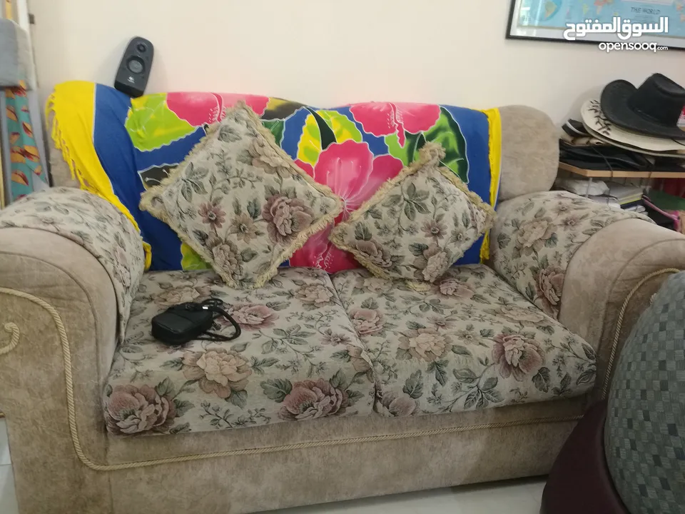 Used Sofa Set  and Bean Bags
