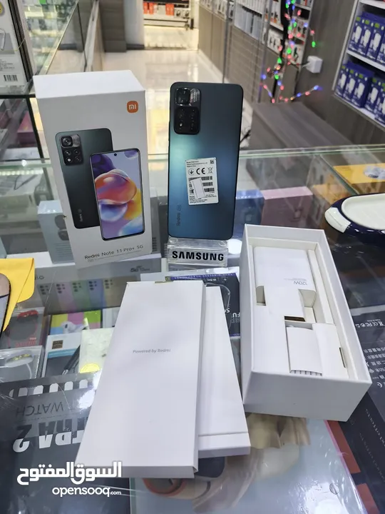جهاز القوي NOT 11 PRO PLAS 5G معه شاحنو الاصلي 120W والكرتونه جيجا 256 رام 16 متوفر توصيل