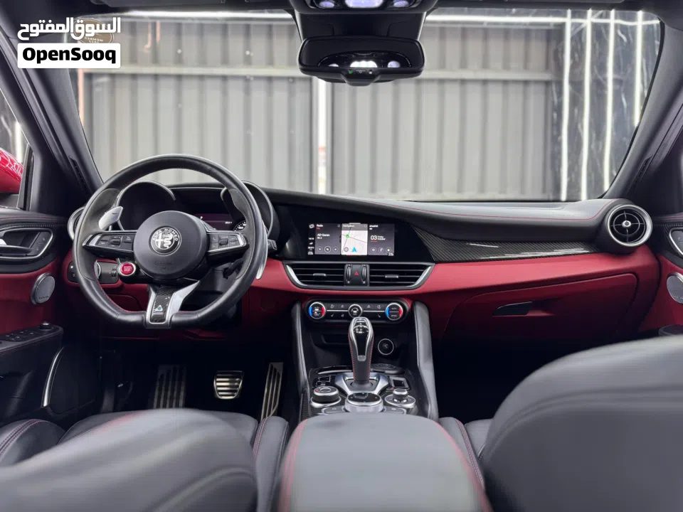 2021 Alfa Romeo Giulia Quadrifoglio, Nov 2027 Alfa Romeo Warranty + Service Pack, Low Kms, GCC