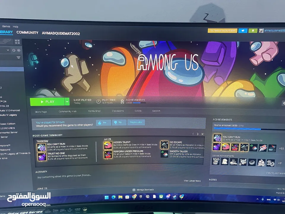 عرض ناري! PC جيمنغ + حساب ستيم + ماوس وكيبورد جيمنغ فقط بـ 180
