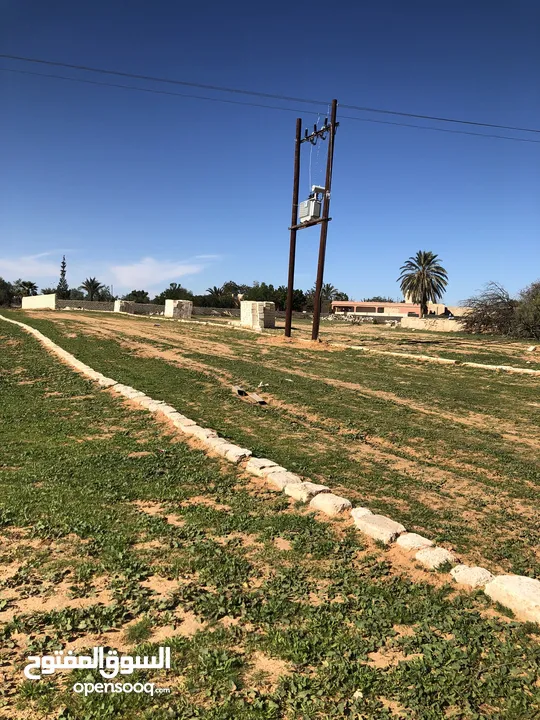 قطع اراضي من 500متر الي 5000 للبيع  الموقع منطقة الساعدية طريق السواني العزيزية على الرئيسي