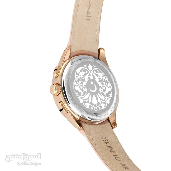 ساعة الفجر بريمير 360 النسائية جلد WG-28