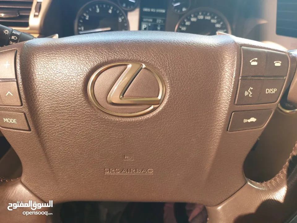 - DHS 132,000/=   2015  LEXUS LX570 - LX 570  - FULL OPTION - GCC خليجي رقم واحد - بدون حوادث و صبغه